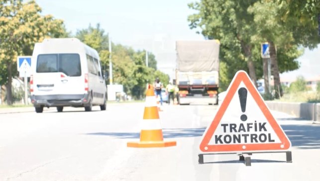 Erzincan'da drone destekli trafik denetimi