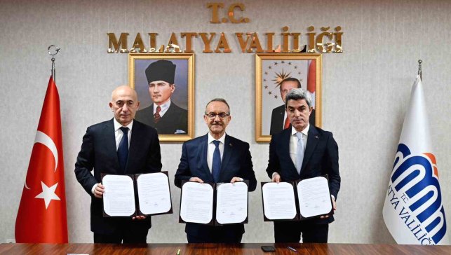 Malatya'da 32 derslikli lise için protokol imzalandı
