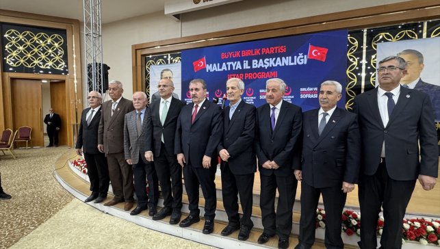 BBP Genel Başkanı Destici, Malatya'da konuştu: