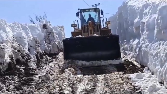 Bingöl'de karla mücadele çalışmaları sürüyor