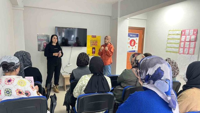 Kars'ta kadına yönelik şiddetle mücadele için bilgilendirme çalışması