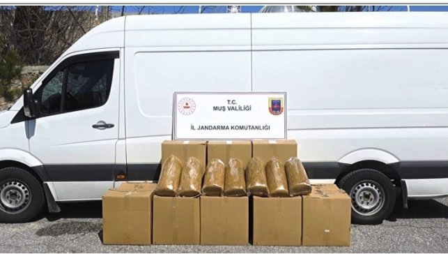 Muş’ta 260 kilogram bandrolsüz kıyılmış tütün ele geçirildi