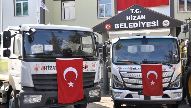 Hizan Belediyesi araç filosunu genişletiyor