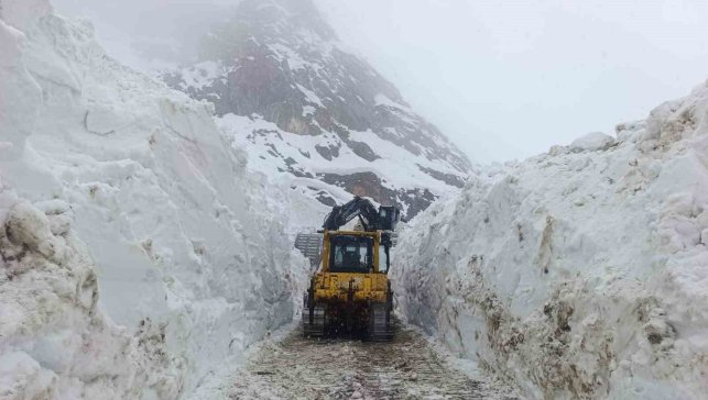 Hakkari'de 56 yerleşim yerinin yolu ulaşıma kapandı