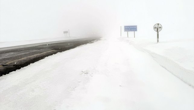 Ardahan'da kar ve sis ulaşımı olumsuz etkiliyor