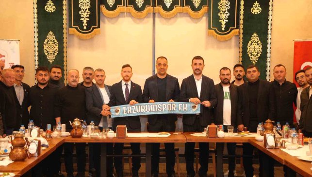 MHP'den Erzurumspor yönetimi ve taraftar gruplarına iftar programı