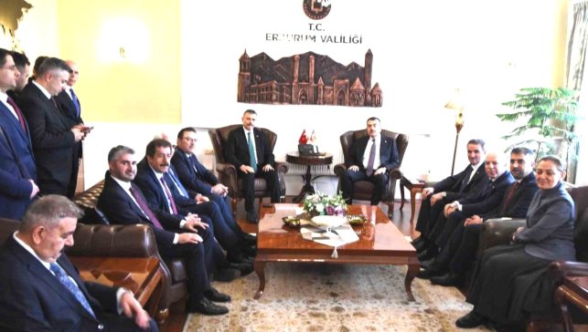 İçişleri Bakanı Çiftçi ve Milli Eğitim Bakanı Tekin Erzurum'da