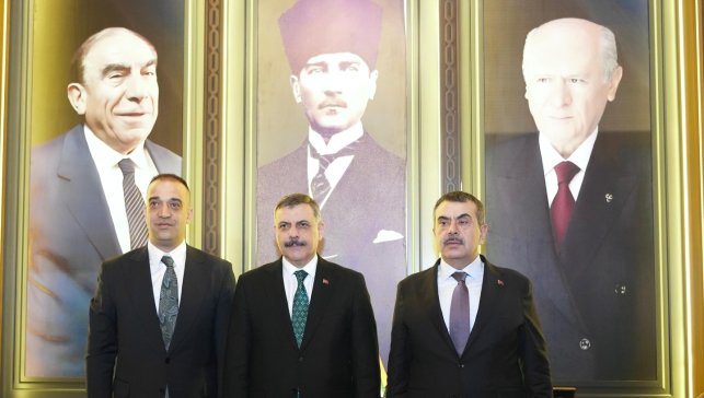 İçişleri Bakanı Çiftçi ve Milli Eğitim Bakanı Tekin'den MHP'ye ziyaret