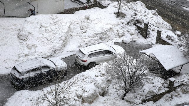 Bitlis'te kar etkili oldu