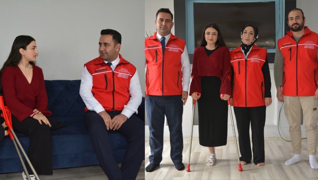 Kanser nedeniyle bacağını kaybeden üniversiteli Şevin Balakan'ın protez hayali gerçek oluyor