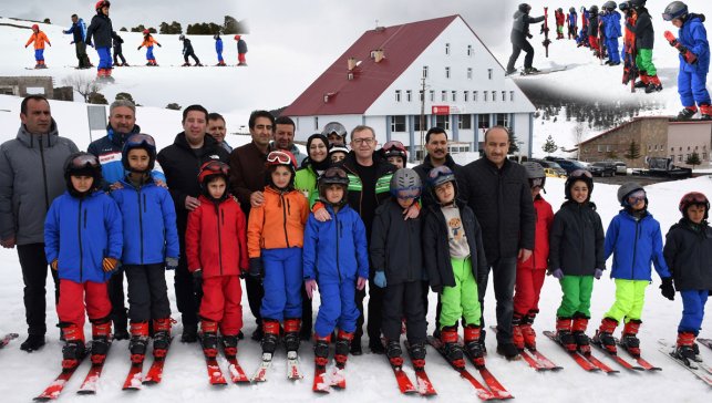 Kars’ta 2 bine yakın ilkokul öğrencisini kayakla buluşturan proje sezonu tamamladı