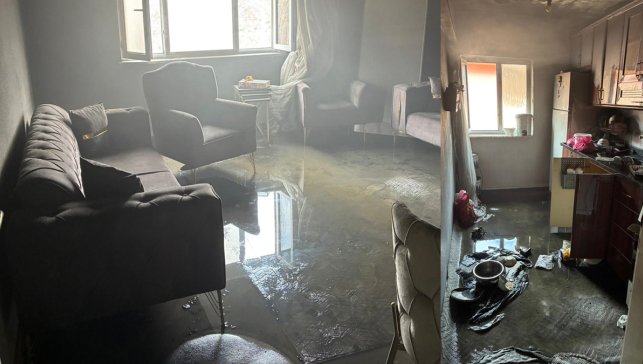 Hizan’da çıkan ev yangını sonrası geriye kullanılamaz hale gelen bir ev kaldı