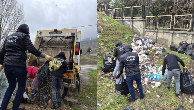 Doğal güzelliğiyle bilinen Hazar Gölü’nden 10 ton çöp çıktı