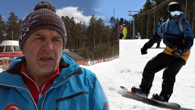 Sarıkamış’ta 350 kursiyerle kayak, snowboard ve antrenörlük kursu başladı