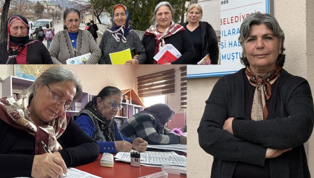 Kadın muhtar İntizar Bayram’ın girişimiyle nineler yıllar sonra yeniden sınıfa döndü
