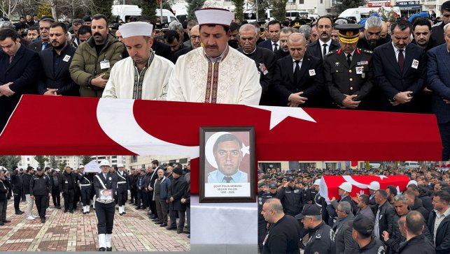 Kuzey Marmara’daki kazada şehit olan polis Seçkin Yalçın, Elazığ’da toprağa verildi