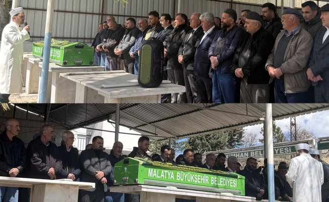 Hekimhan'daki maden işçisi servis kazasında hayatını kaybeden Hamza Günay toprağa verildi