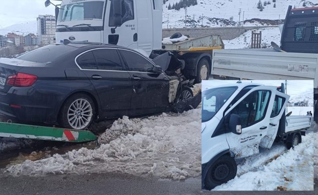 Bitlis'te çevre yolunda korkutan kaza: 7 kişi yaralandı