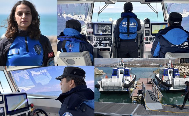 İnci kefalini korumak için Van Gölü'nde deniz polisi 24 saat denetimde