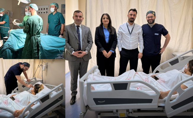 Yüksekova Devlet Hastanesi'nde "septal perforasyon" ameliyatı başarıyla yapıldı