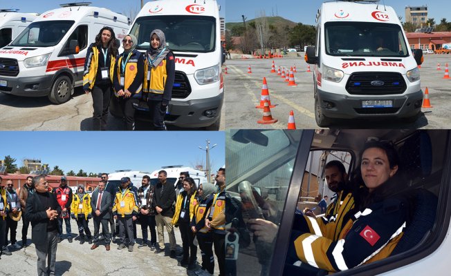 Muş'ta 3 ilin ambulans sürücülerine güvenli sürüş eğitimi: Hedef kazaları azaltmak