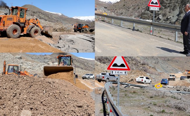 Hakkari-Van kara yolunda heyelan: Ulaşım kontrollü sürüyor, alternatif çözümler değerlendiriliyor