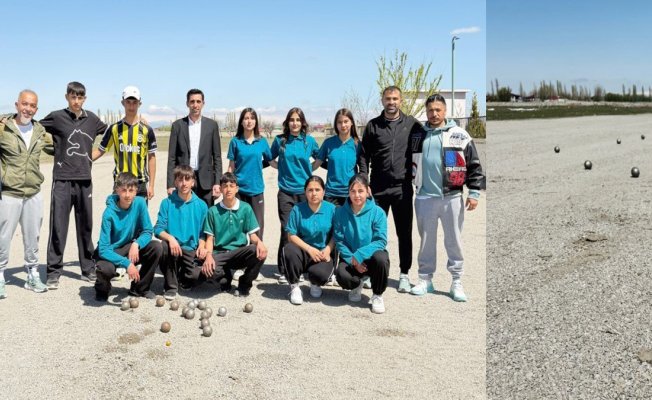 Iğdır'da şampiyona öncesi dikkat çeken hamle: Spor Lisesi'ne modern bocce sahası