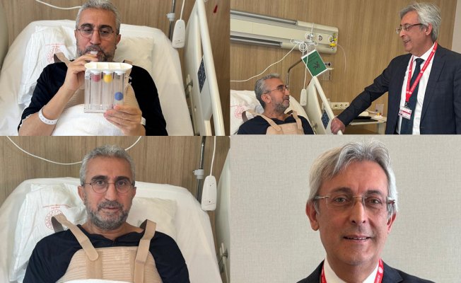 Van'dan ambulans uçakla Ankara'ya sevk edilen kalp hastası Mahmut Köroğlu ameliyatla sağlığına kavuştu