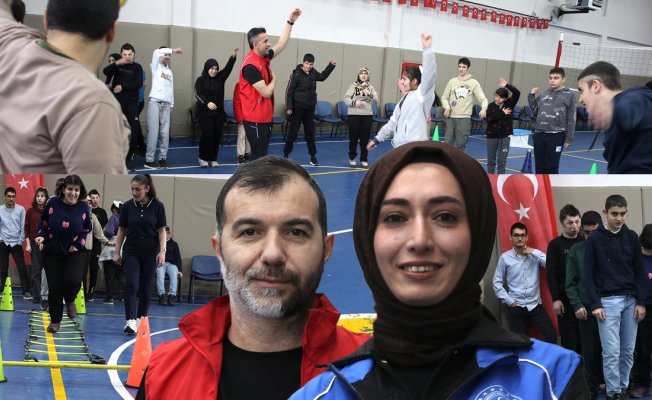 Erzurum'daki gençlik merkezinde engelli öğrenciler için haftanın en özel günü