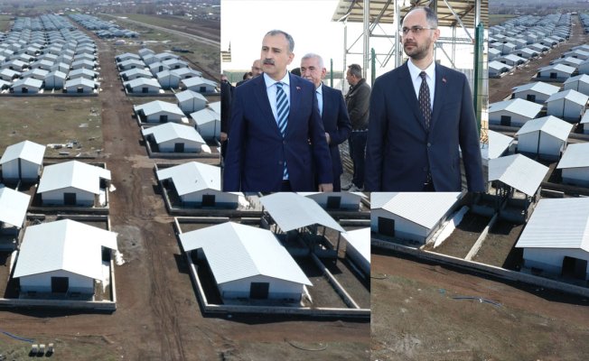 Ağrı'da 307 ahırlık modern hayvancılık merkezinde sona gelindi