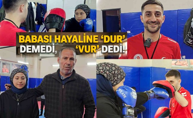 Hasköy'de önyargılara rağmen boksa devam eden Cennet Aykut'un en büyük destekçisi babası
