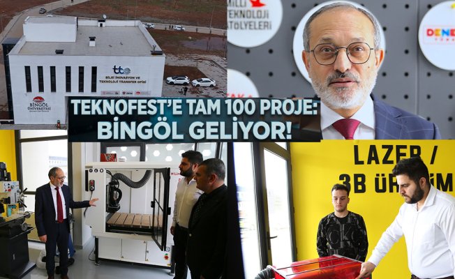 Bingöl Üniversitesi'ndeki Milli Teknoloji Atölyesi'nde TEKNOFEST için 100 proje hedefleniyor