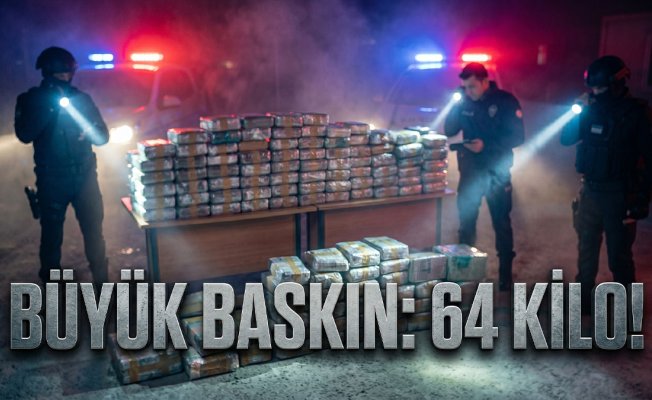 Yüksekova'da 64,5 kilo skunk ele geçirildi, 4 şüpheli gözaltına alındı