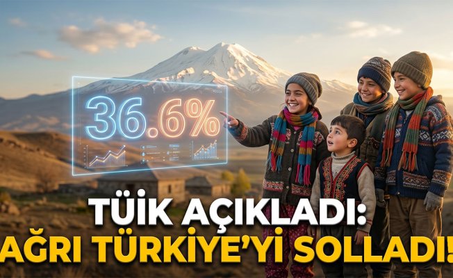 Ağrı'da çocuk nüfus oranı dikkat çekti: Türkiye ortalamasının üzerinde