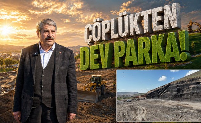 Patnos'taki çöplük alan park oluyor, koku ve kirlilik sona eriyor