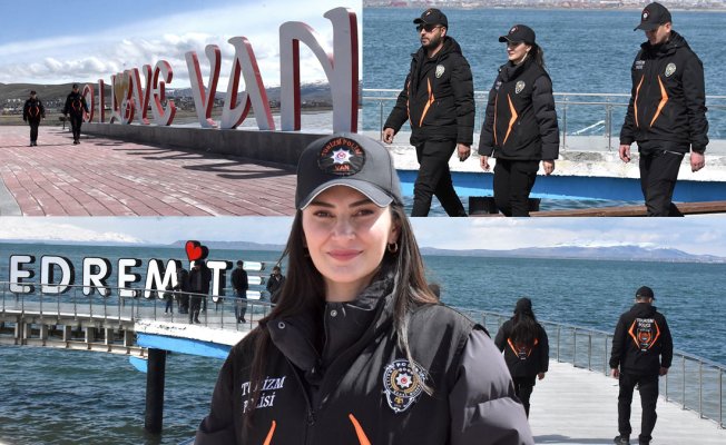 Van'da turizm polisleri 7/24 görevde: Turistlere güvenlik ve rehberlik desteği