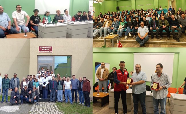 Erzurum Devlet Tiyatrosu sanatçıları Doğubayazıt'ta öğrencilerle tiyatro söyleşisinde buluştu