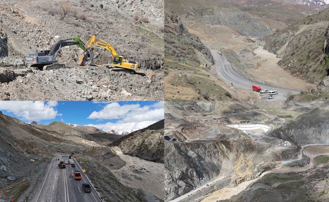 Hakkari'de 5 gündür kapalı yol için ekipler 3 güzergahta çalışıyor