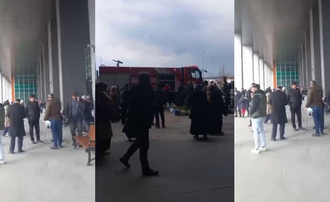 Ağrı'da hastanede yangın: Poliklinikler durduruldu, tahliye başlatıldı