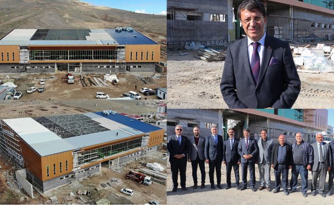 Van'ın En Büyük İkinci Spor Tesisinde İnşaatın Yüzde 75'i Tamamlandı