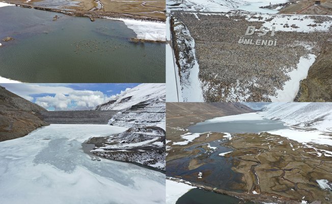 Iğdır'da 60 Yıl Sonra Su Tutan Ünlendi Barajı 70 Günde Yüzde 10'a Ulaştı
