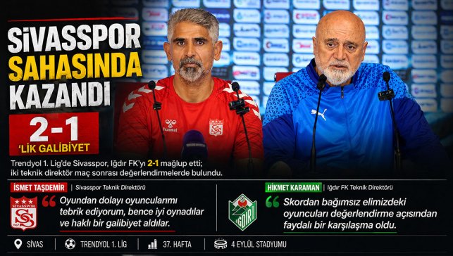 Sivasspor'da Taşdemir'den Iğdır FK Galibiyeti Sonrası Play-Off Yorumu: "Bu Sezona Yazık Oldu"