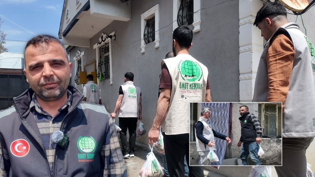 Umut Kervanı Ağrı'da yüzlerce ihtiyaç sahibi aileye kurban eti ulaştırdı