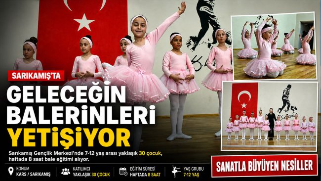 Sarıkamış'ta Geleceğin Balerinleri Yetişiyor