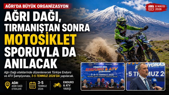 Ağrı Dağı'nda ilk enduro heyecanı: Final 3 bin 200 metrede yapılacak