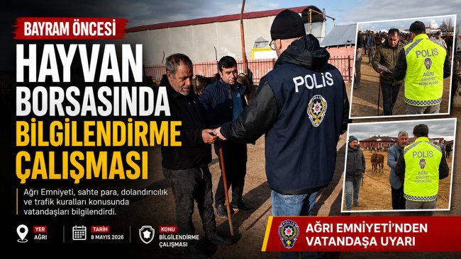 Ağrı'da kurbanlık alışverişi öncesi sahte para uyarısı