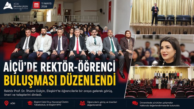 AİÇÜ Rektörü Gülçin, Eleşkirt'te öğrencilerin taleplerini dinledi