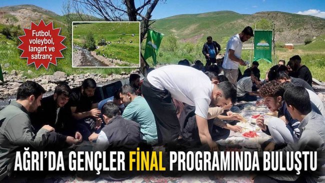 Ağrı'da HÜDA PAR Gençlik Kolları Bahar Etkinlikleri finalini yoğun katılımla gerçekleştirdi