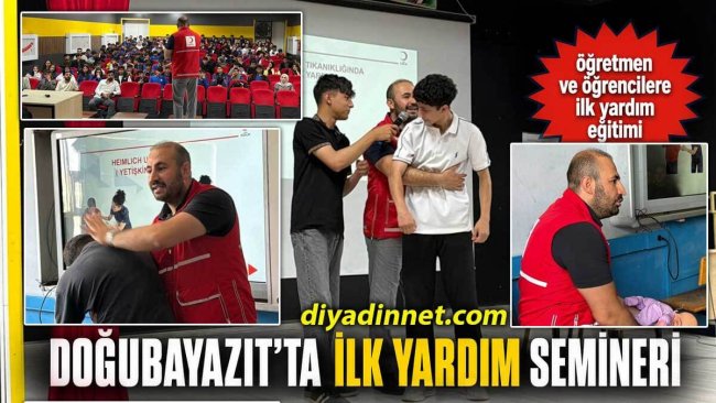 Doğubayazıt'ta "İlk Yardım" Semineri
