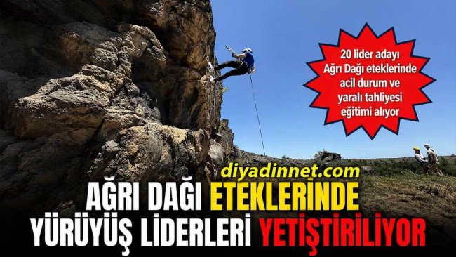 Iğdır'da Ağrı Dağı Eteklerinde Yürüyüş Liderleri Yetiştiriliyor